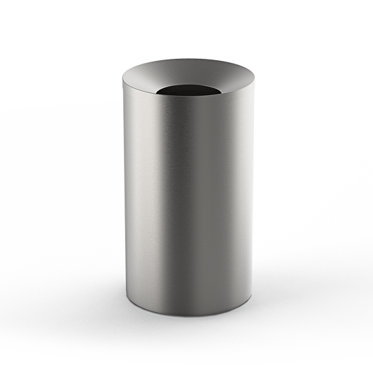 DW DW 240 Waste bin with inner bucket for mall Stainless steel Matte