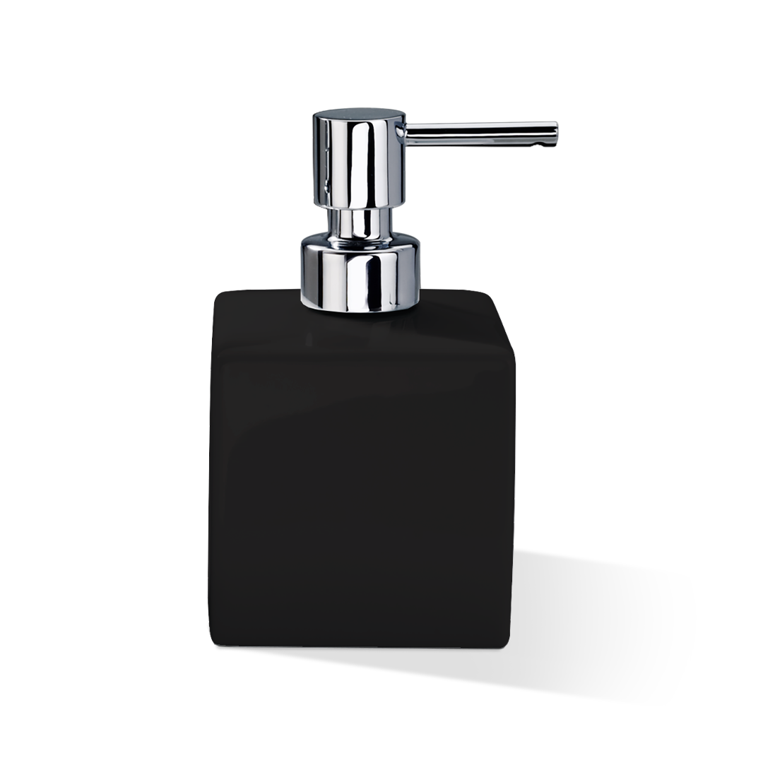 DW DW 525 Soap dispenser porcelain Black - Chrome