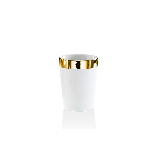 DW BE 50 Tumbler Porcelain White / Gold 24 Carat