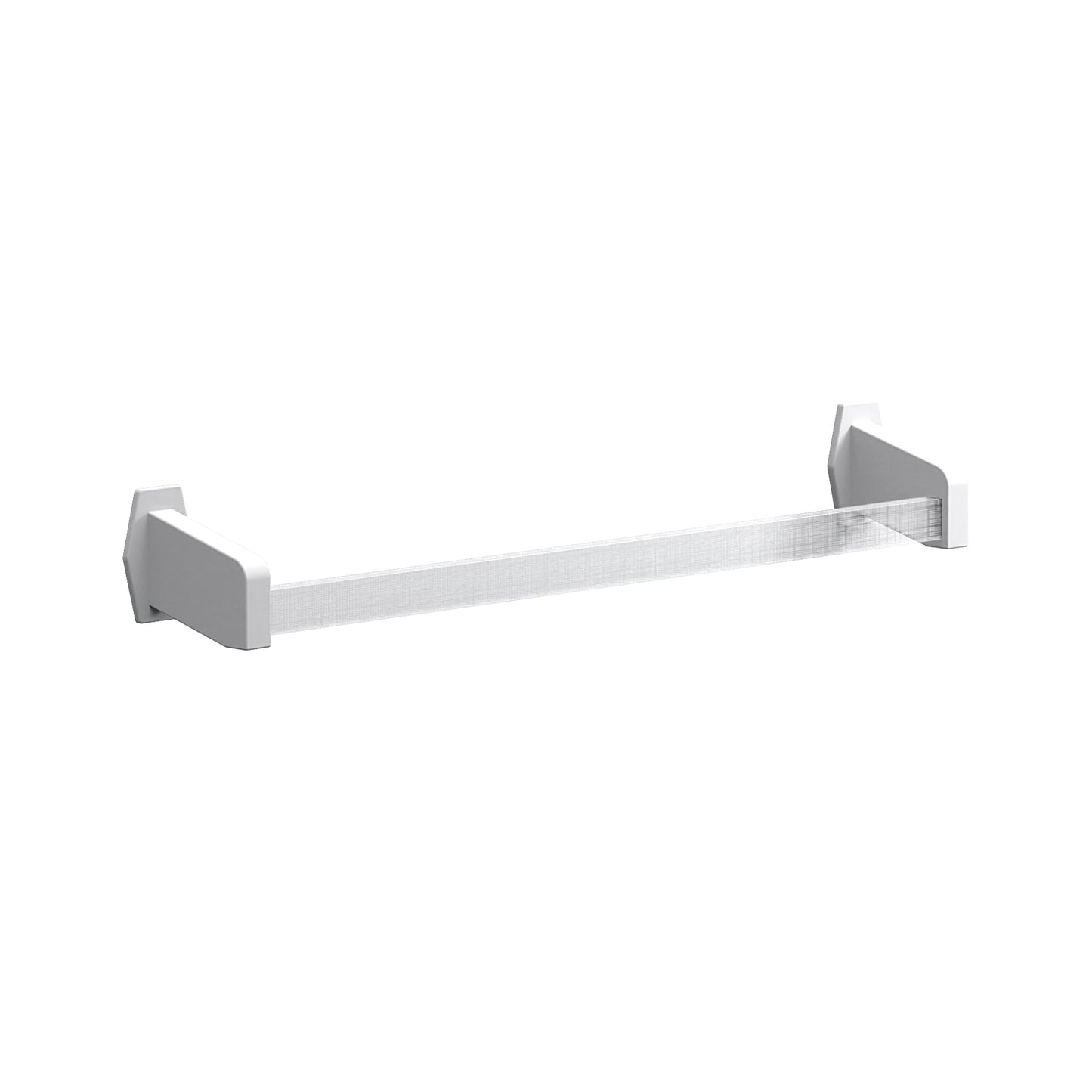 SONIA -LUCE TOWEL BAR 20" WHITE LINEN