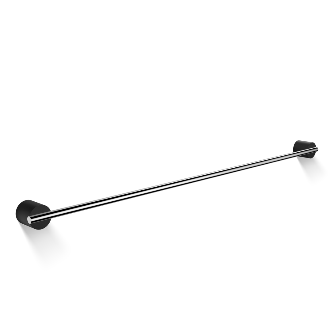 DW STONE HTE80 Towel rail - Black Matte / Chrome