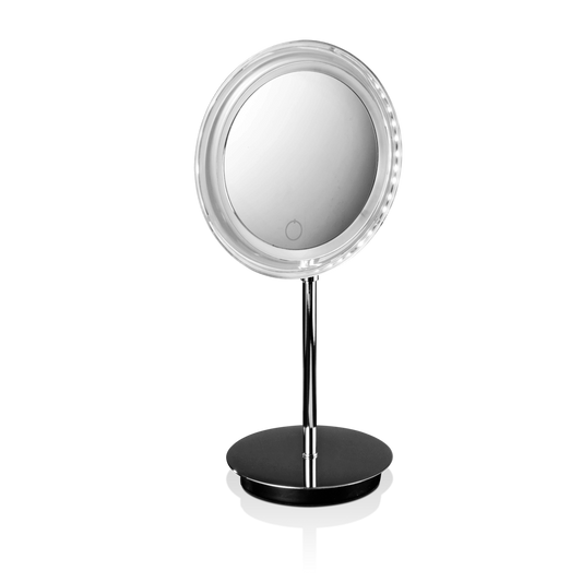 DW BS 15 TOUCH LED Cosmetic mirror illuminated - Chrome FS - 5x Magnification