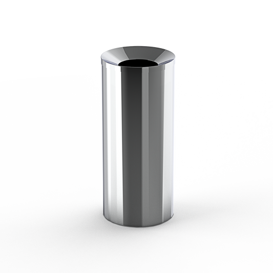 DW DW 230 Waste bin with inner bucket for mall Chrome