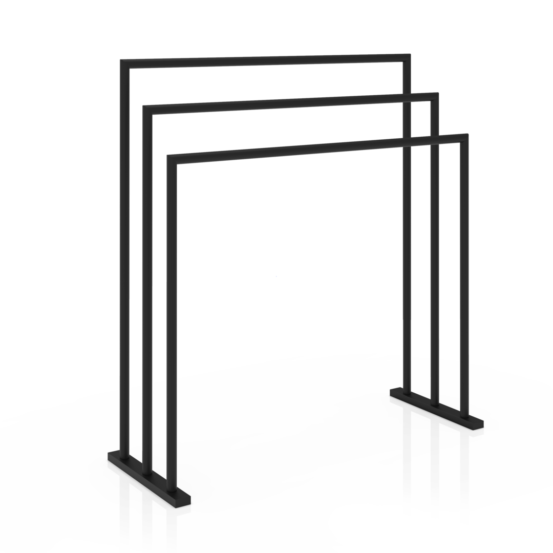 DW HT 9 Towel stand - Black Matte