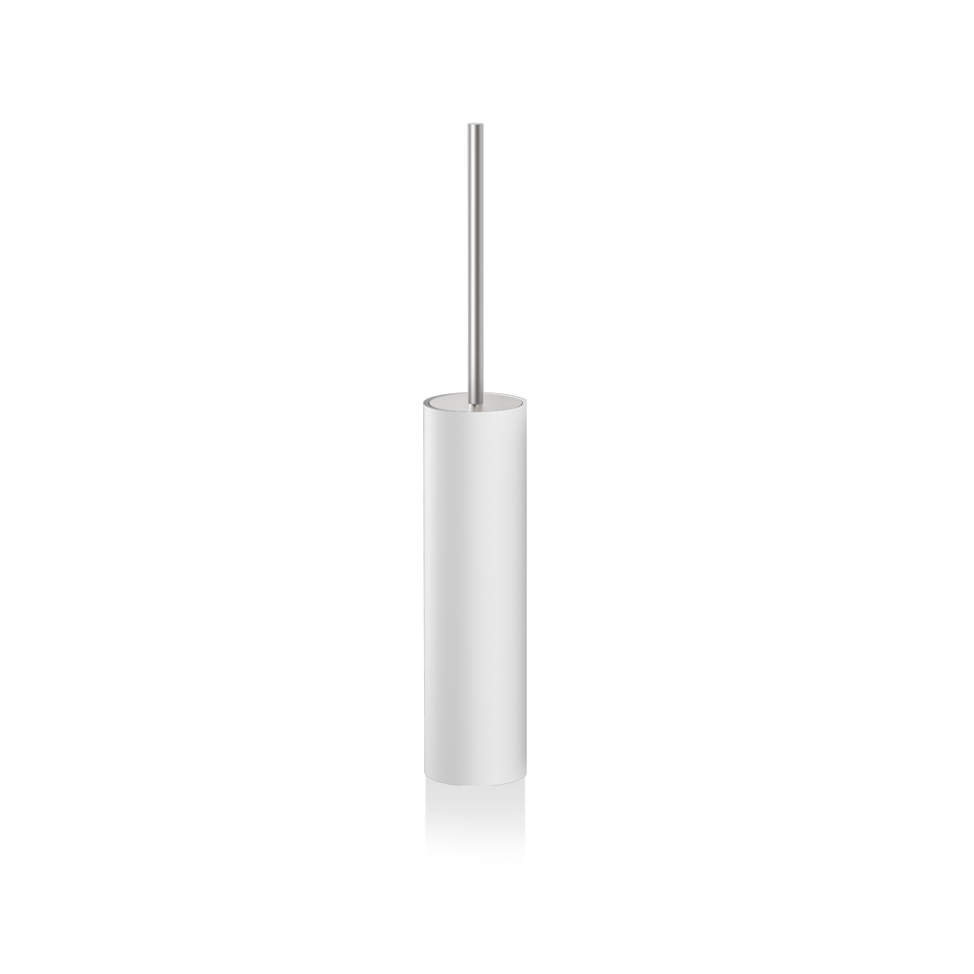 DW STONE SBG Toilet brush - White Matte / stainless steel Matte