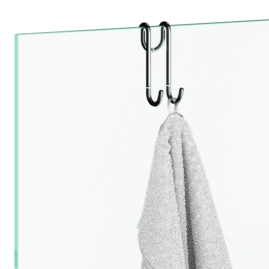 DW DH 1 Hook for shower enclosure Chrome