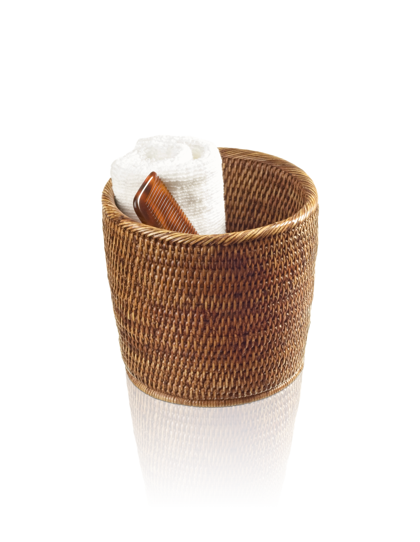 DW BASKET ZK Basket cylindric - Rattan dark