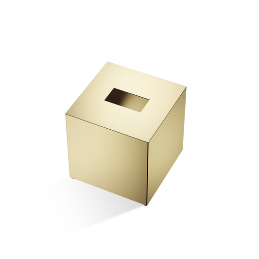 DW KB 83 Tissue box square - Gold Matte 24 Carat quadratisch