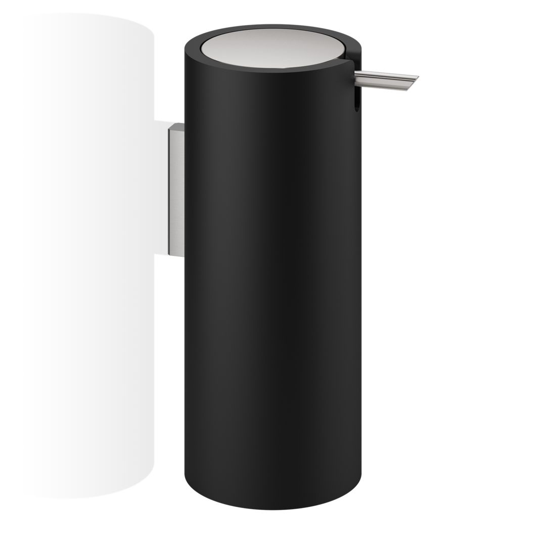 DW STONE WSP Soap dispenser WM Black Matte / Stainless steel Matte