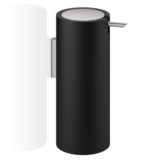 DW STONE WSP Soap dispenser WM Black Matte / Stainless steel Matte