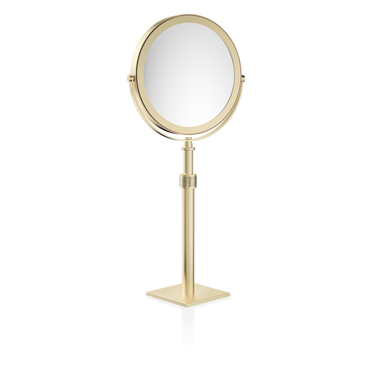 DW SP 15/V Cosmetic mirror - Gold Matte 24 Carat - 5x Magnification