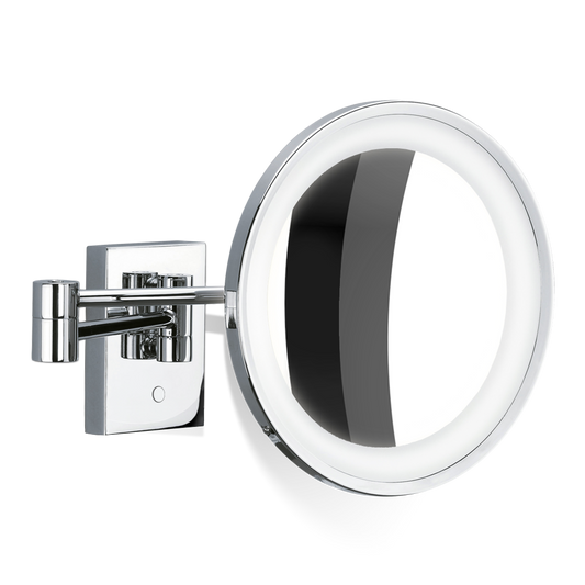 DW BS 40 3x LED Cosmetic mirror illuminated Chrome - 3x Magnification