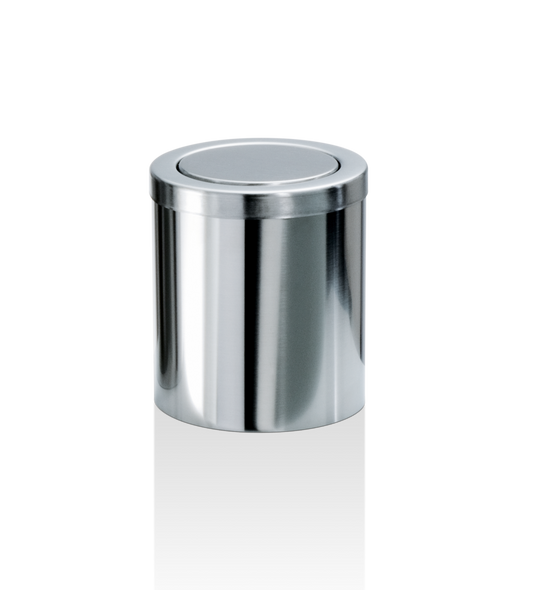 DW DW 1240 Paper bin with revolving cover - Polished Stainless Steel