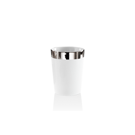 DW BE 50 Tumbler - porcelain White / platinum rim