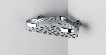 SONIA -Shower Basket Corner Small Chrome