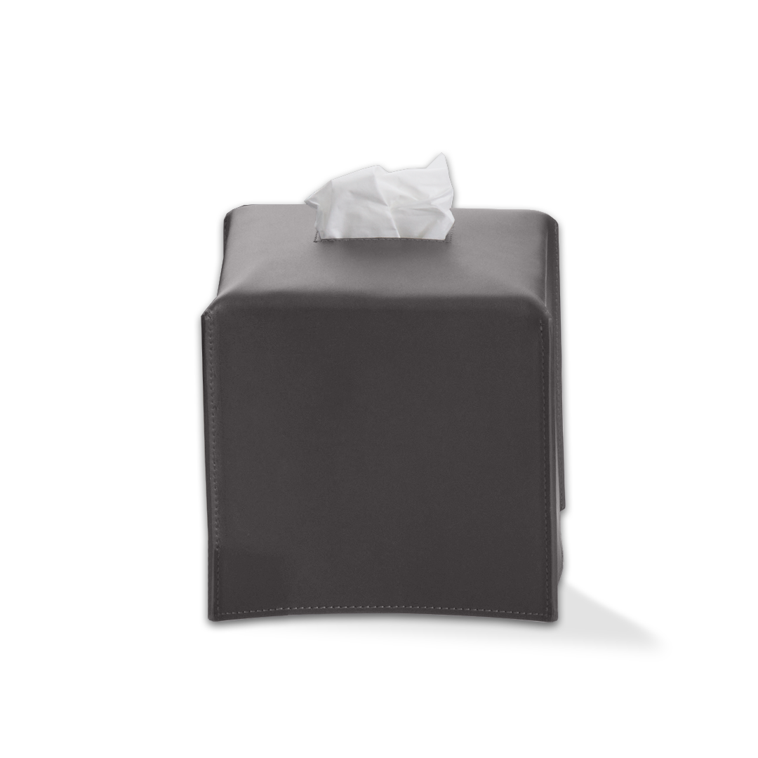 DW NAPPA KBQ Tissue box - NAPPA Genuine Leather Smoke-Grey