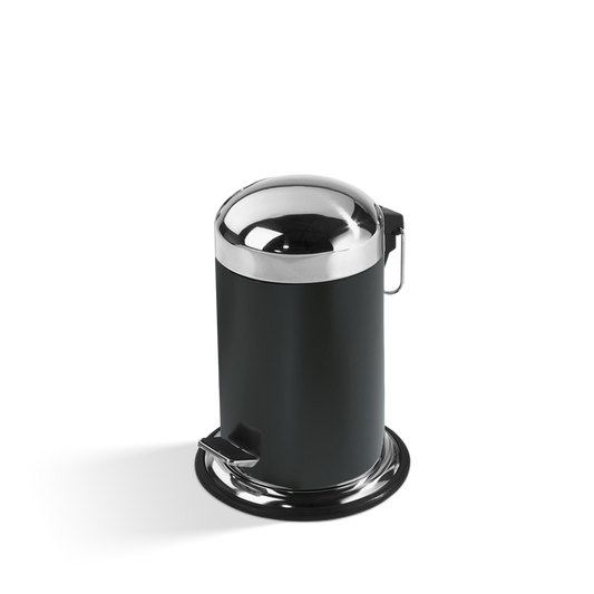 DW TE 30 Pedal bin - Black / Polished Stainless Steel