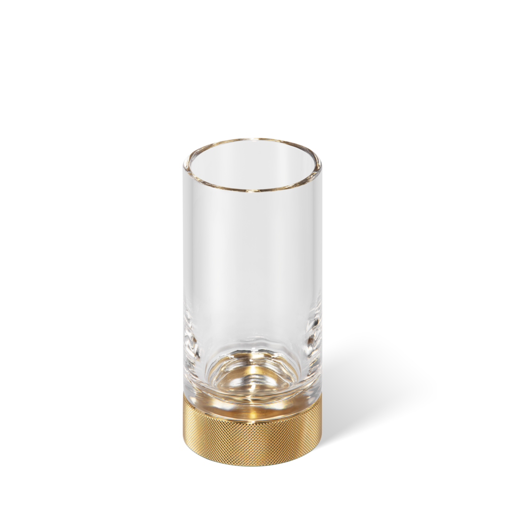 DW CLUB SMG Tumbler - Gold 24 Carat with tumbler made of KRISTALL - clear