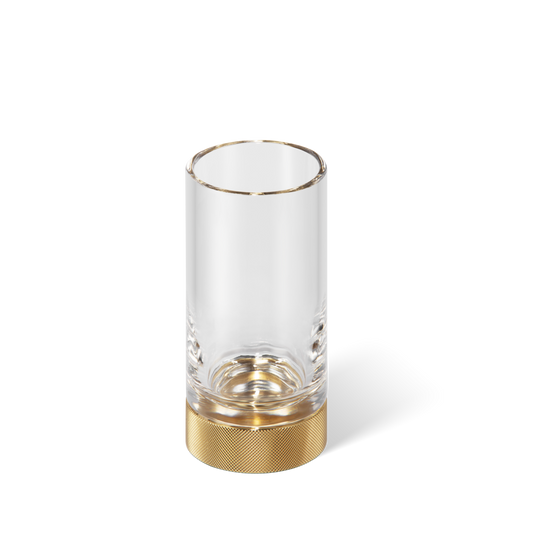 DW CLUB SMG Tumbler - Gold 24 Carat with tumbler made of KRISTALL - clear