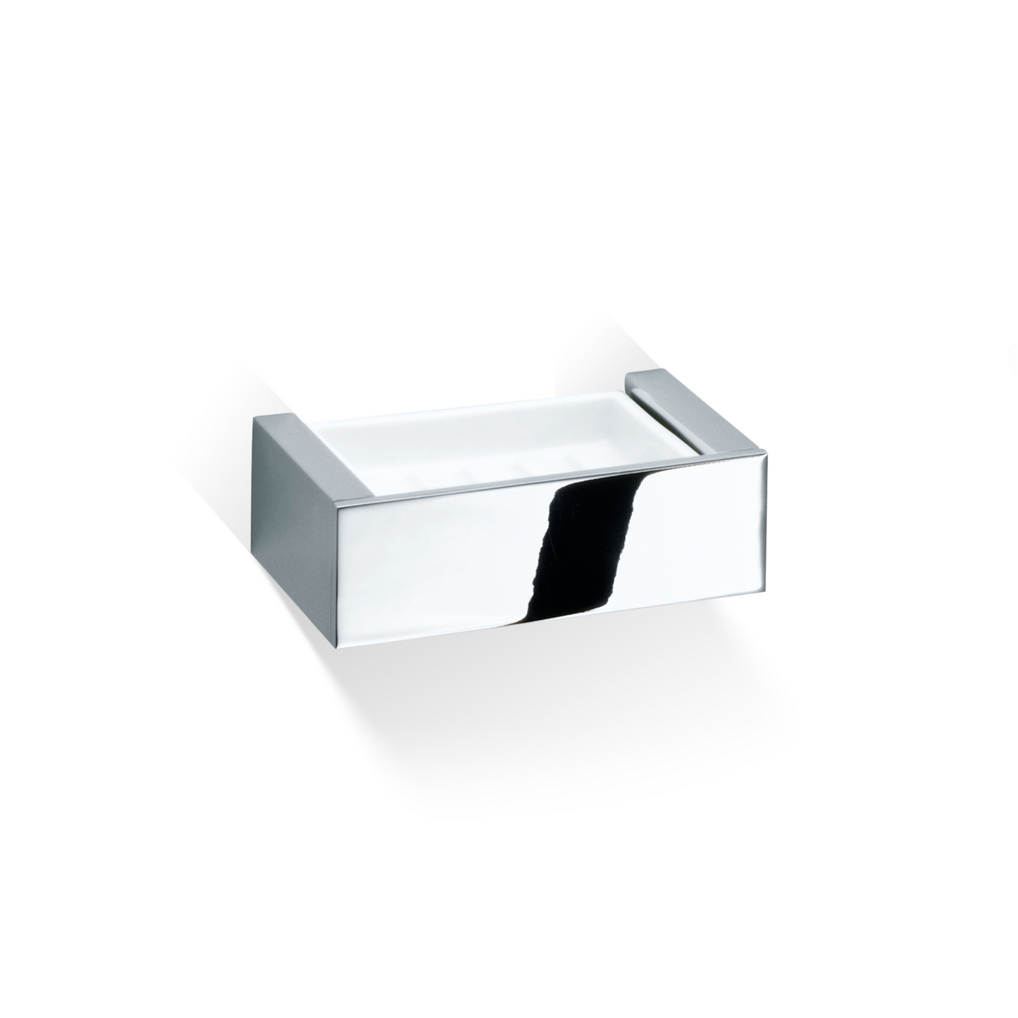 DW BK WSS BRICK Soap dish WM Chrome / Porcelain White