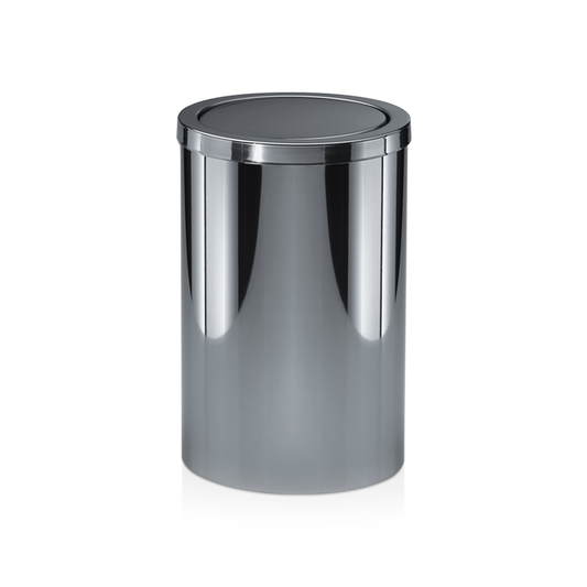 DW DW 124 Paper bin with revolving cover Polished Stainless Steel