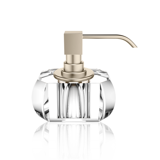 DW KR SSP KRISTALL Soap dispenser - Crystal clear / Satin Nickel