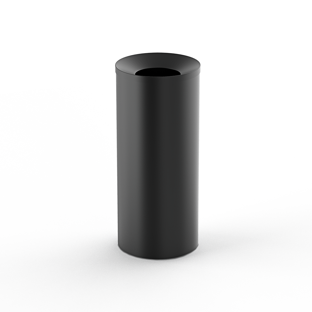 DW DW 230 Waste bin with inner bucket for mall Black Matte