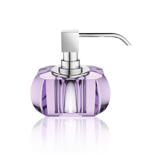 DW KR SSP KRISTALL Soap dispenser - Violet / Chrome
