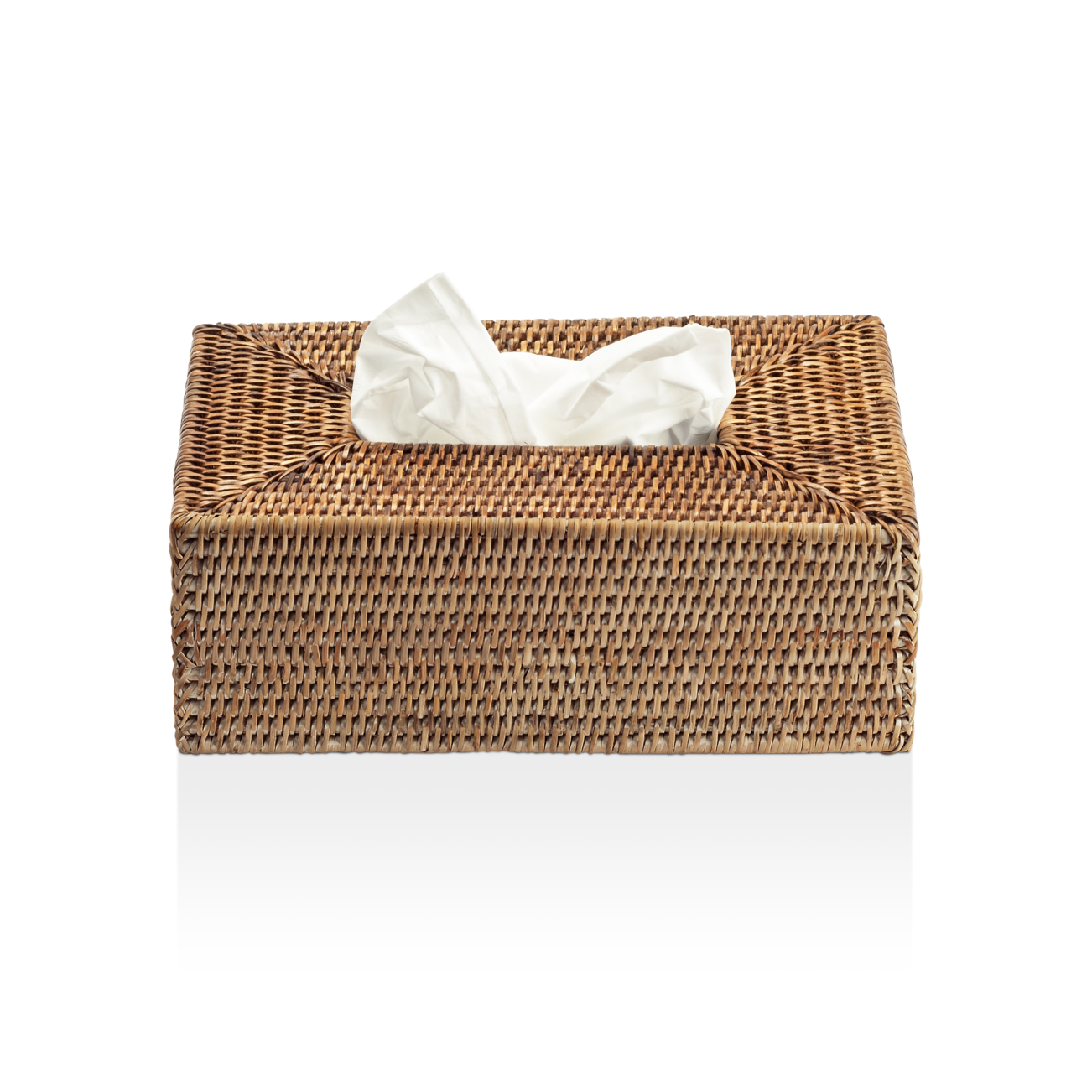 DW BASKET KBX Tissue box rectangular - Rattan dark