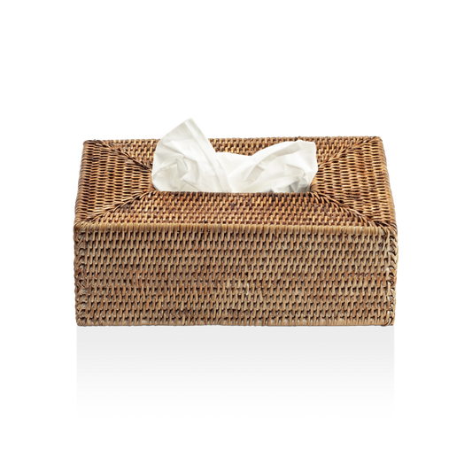 DW BASKET KBX Tissue box rectangular - Rattan dark