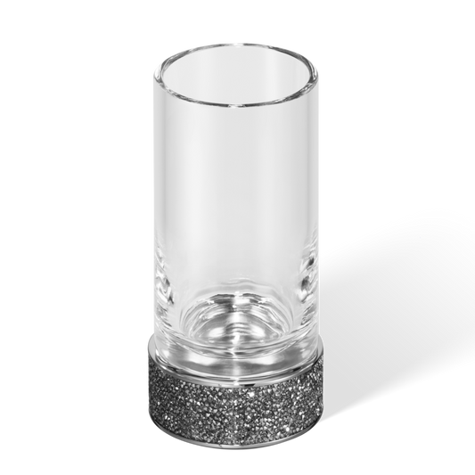 DW ROCKS SMG Tumbler - Chrome with tumbler made of KRISTALL - clear