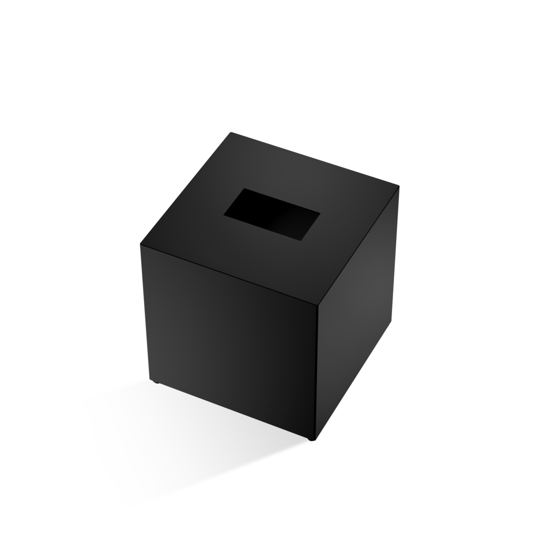 DW KB 83 Tissue box square - Black Matte