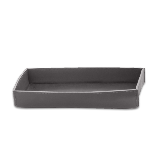 DW NAPPA TAB L Tray - NAPPA Genuine Leather Smoke-Grey