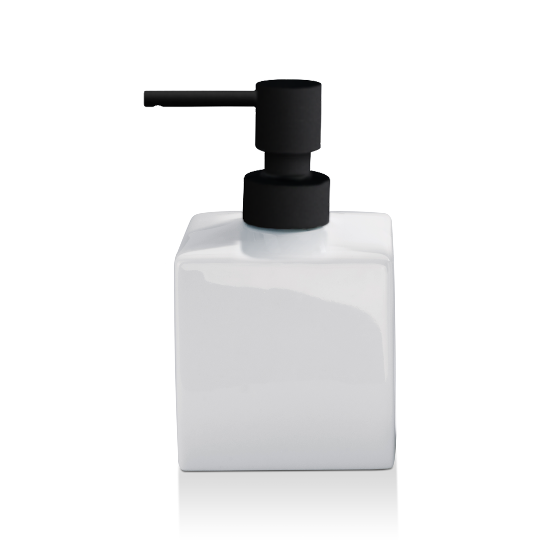 DW DW 525 Soap dispenser porcelain White - Black Matte