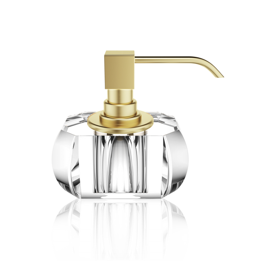 DW KR SSP KRISTALL Soap dispenser - Crystal clear / Gold Matte 24 Carat