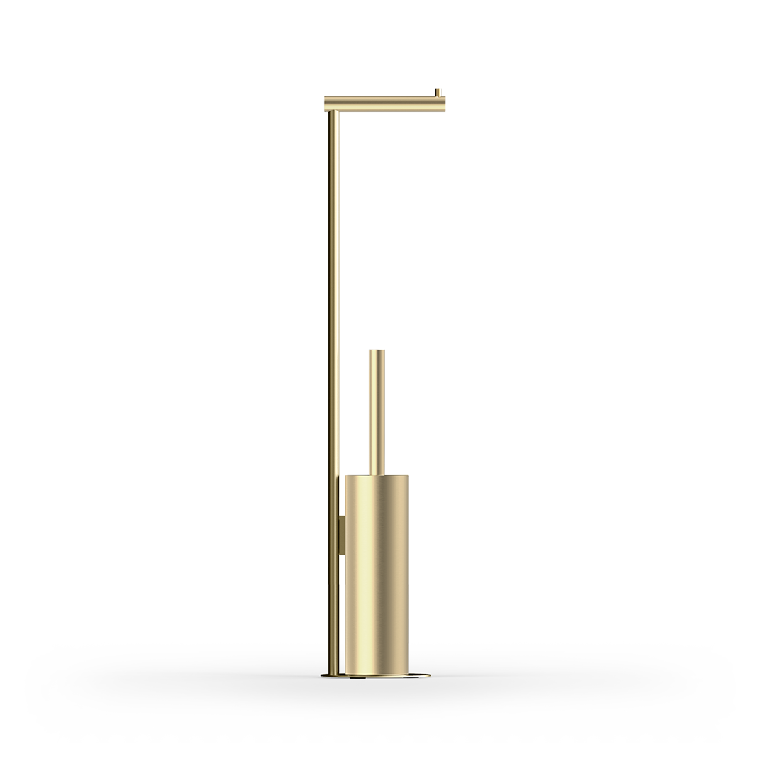 DW BAR SBK Toilet brush set - Gold Matte 24 Carat