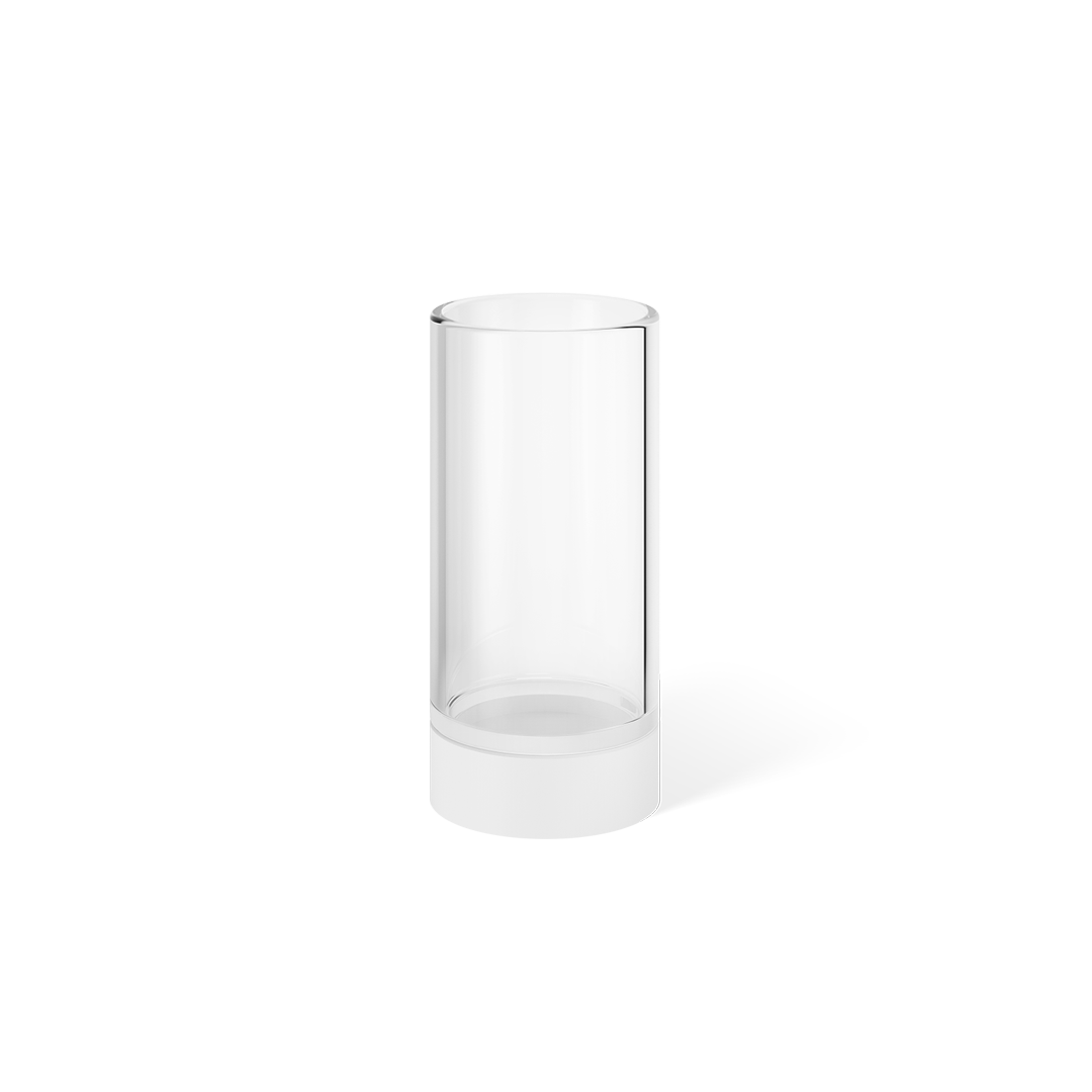 DW CENTURY SMG Tumbler - White Matte with tumbler made of KRISTALL - clear