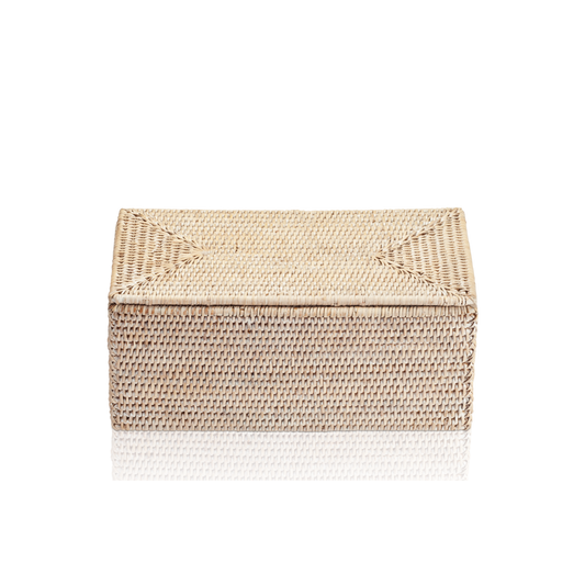 DW BASKET UTBMD Multi-purpose box with cover - Rattan light