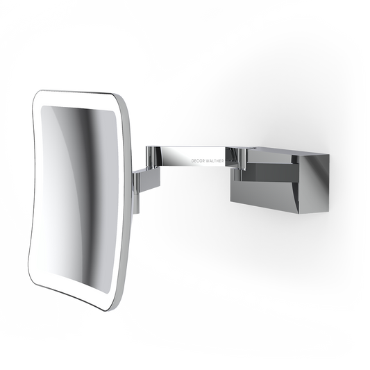 DW VISION S Cosmetic mirror illuminated - Chrome WM - 5x Magnification