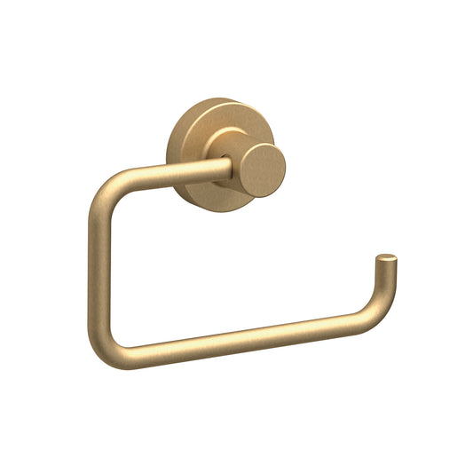 SONIA - TECNO-PROJECT OPEN TOWEL RING 6"  BRUSHED GOLD MATTE