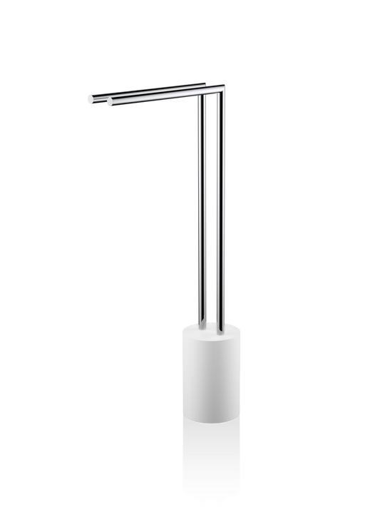 DW STONE HT 2 Towel stand - White Matte / Chrome