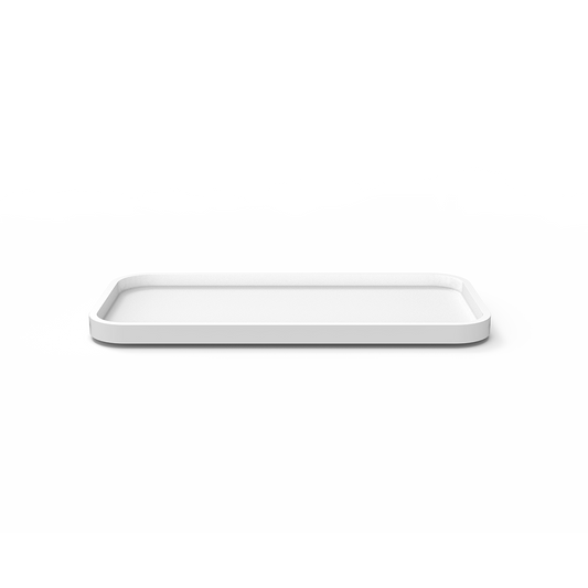 DW STONE TAB L Tray - White Matte