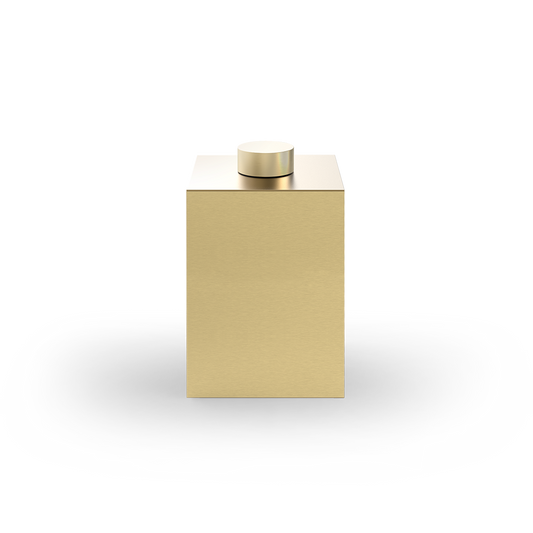 DW DW 76 N Paper bin with cover - Gold Matte 24 Carat