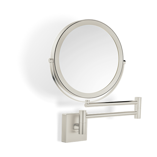 DW SP 28/2/V Cosmetic mirror Satin Nickel 5x Magnification