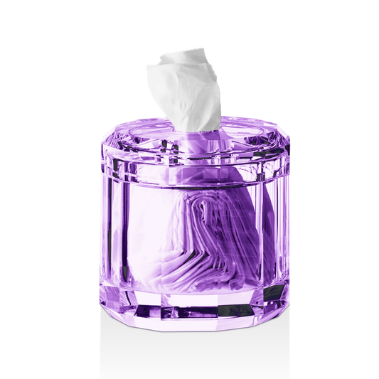DW KR KB KRISTALL Tissue box - Violet