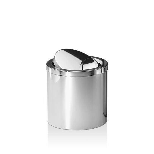 DW DW 125 Paper bin with revolving cover Polished Stainless Steel