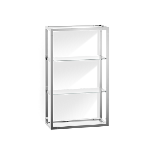 DW ET 6 Glass rack - Chrome / glass clear