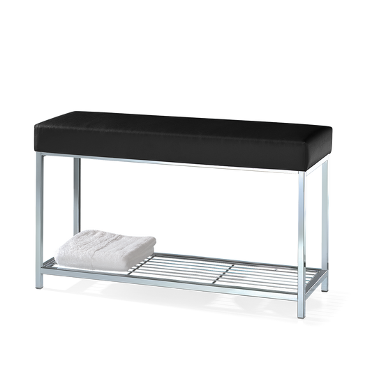 DW DW 67 Bench with shelf Chrome / seat Black