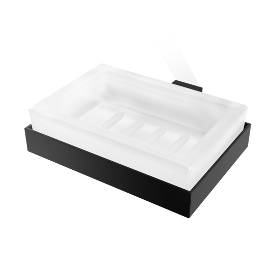 DW CO WSS CORNER Soap dish WM - Black Matte